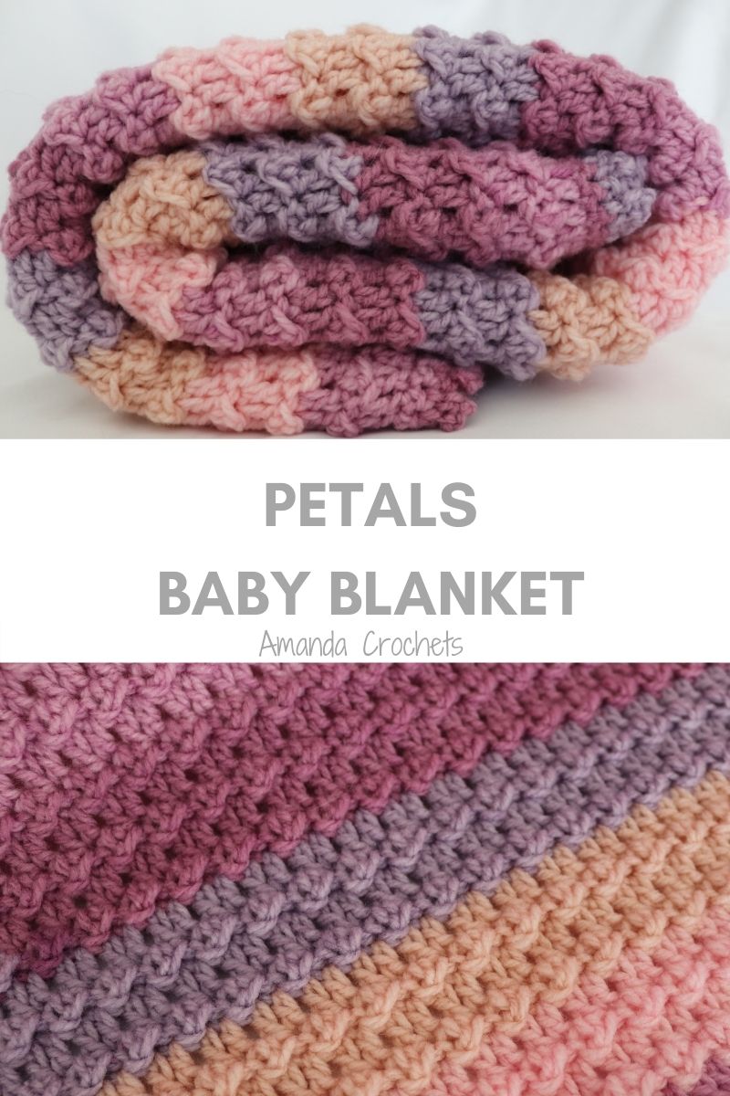 Petals Baby Blanket - Amanda Crochets